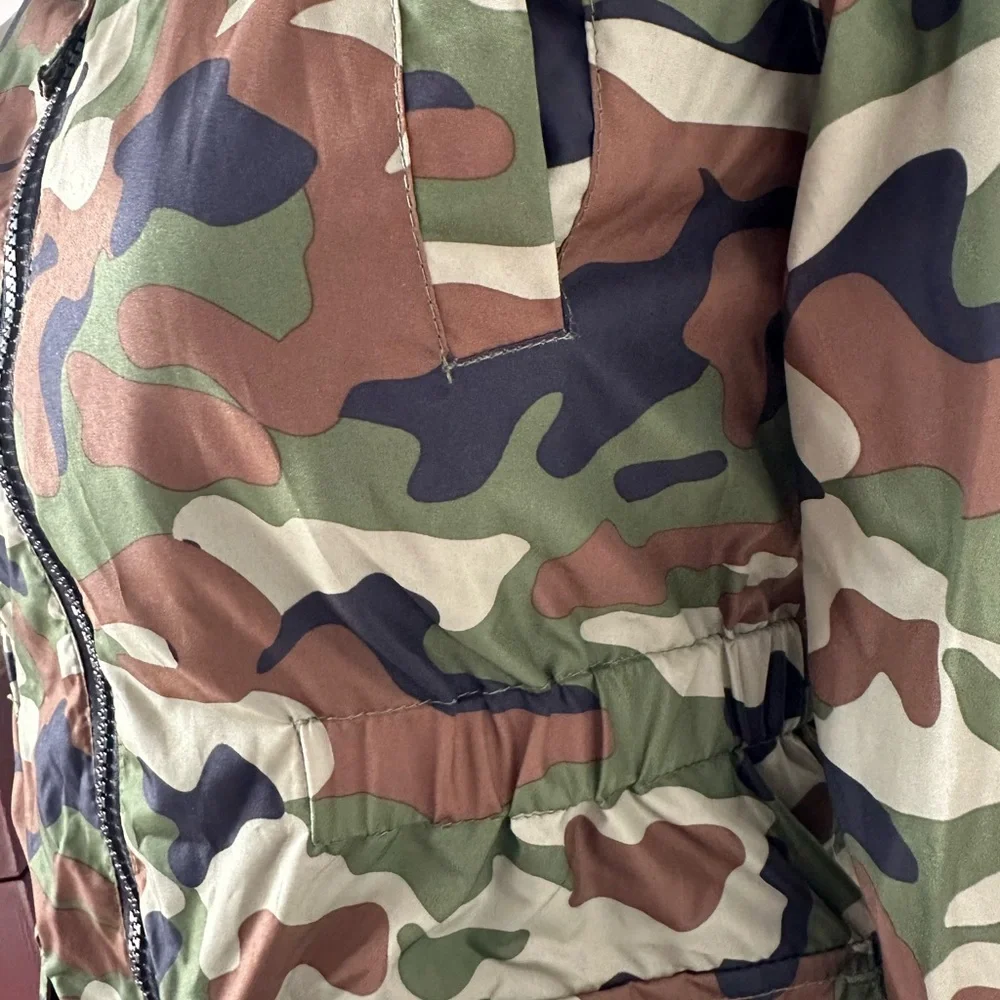 🆕Hawke & Co. Outfitter Girls Camo Hooded Windbreaker